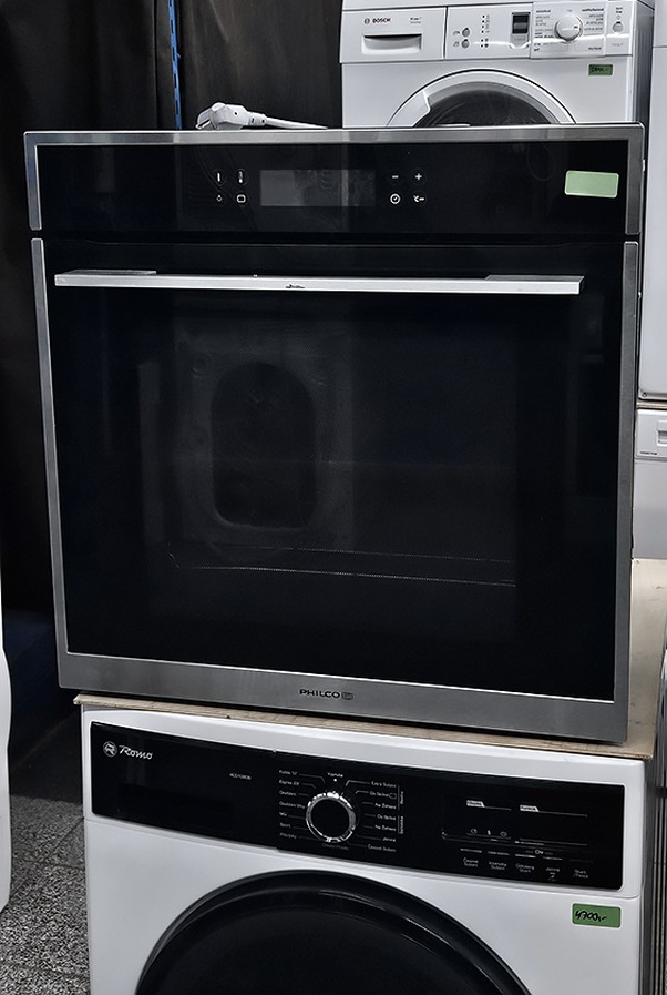 Horkovzdušná trouba PHILCO, gril, design: nerez – Samostatné vestavné trouby | Elektro Bazar Liberec