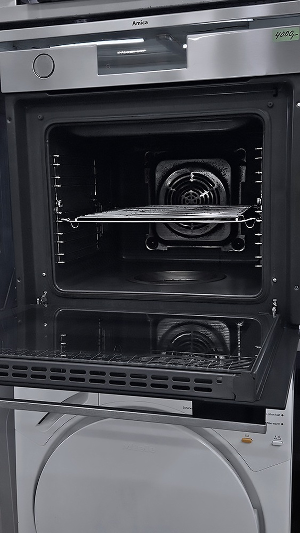 Horkovzdušná trouba Amica - parní, gril, design: nerez – Samostatné vestavné trouby | Elektro Bazar Liberec