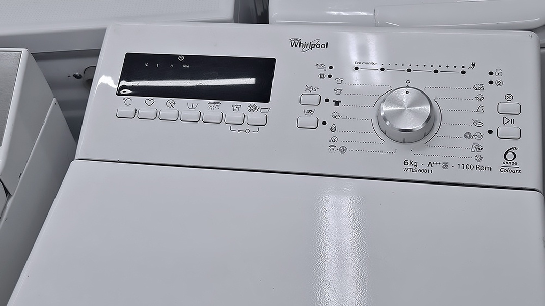 Automatická pračka WHIRLPOOL 6th Sense, display – Automatické pračky | Elektro Bazar Liberec